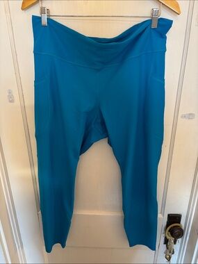 Old Navy Teal Blue High-Waist Leggings